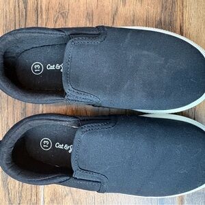 Cat & Jack Black and White Kids Sneakers